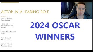 2024 Oscar Winners Thoughts [upl. by Gunthar]