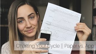 Charting Your Cycle  Paper vs App [upl. by Crescantia]