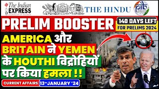 13 January 2024 Current Affairs  Today Hindu Newspaper  Daily Current Affairs  13 January 2024 [upl. by Ibot831]