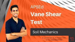 Vane Shear Test  Soil Mechanics [upl. by Aitan]