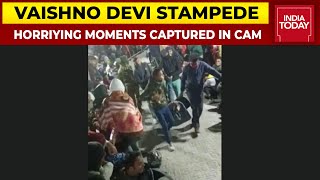 Clip Captures Moments Before Stampede Horror At Vaishno Devi Shrine  India Today [upl. by Kcirddehs]