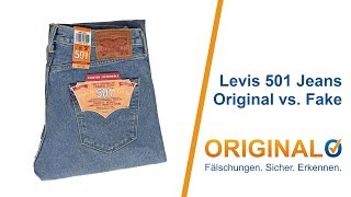 Levis 501 Jeans Original und Fake  Fälschung einfach unterscheiden [upl. by Marissa]