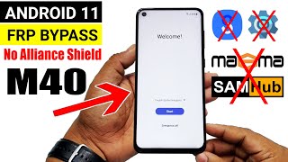 Samsung M40 ANDROID 11 GOOGLE ACCOUNT BYPASS  November 2021 New Method🔥🔥🔥 [upl. by Fates264]