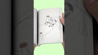 ❤🤣Flipbook Creativity Flipbook shorts [upl. by Ahsatak]