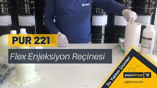 Flex Poliüretan Enjeksiyon Reçinesi [upl. by Airet231]