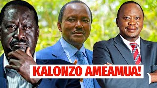 DEAD END FINALLY KALONZO BREAKS THE THREE LEGGED STOOL WITH RAILA amp UHURU AS HE ANNOUNCES MASS EXIT [upl. by Karna711]