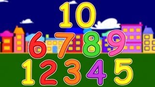 Numbers Song  Ten Little Numbers  Kids And Childrens Song [upl. by Kyriako956]