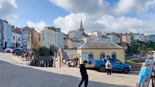 Tenby Wales walking tour 🏴󠁧󠁢󠁷󠁬󠁳󠁿 travel tenby wales unitedkingdom travelvlog explore [upl. by Nittirb]