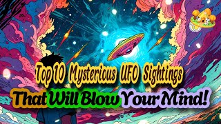 Top 10 Mysterious UFO Sightings That Will Blow Your Mind  Top10 [upl. by Nemrak]