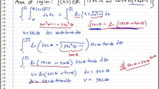 Calculus  ADVANCED Integration  lnxsqrtx21  REQUEST [upl. by Sasnett]