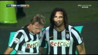 Juventus  Cagliari 42 Il terzo gol di Krasic [upl. by Ielhsa]