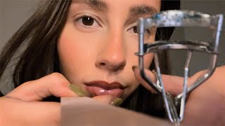 ASMR Inspectingexamining your face upclose for sleep and relaxation🔍 fast unpredictable asmr [upl. by Nevag]