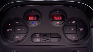 Automatic Climate ControlsUsing automatic temperature control on 2017 Fiat 500 Abarth [upl. by Rehpotsrik253]