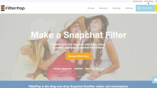 How to Sell Snapchat Geofilters on FilterPop [upl. by Blodget]