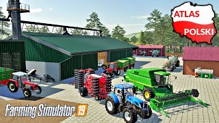 Modpack i save  Sandomierskie Okolice ☆ FS 19 ☆ Atlas Polski ㋡ Anton [upl. by Xonnel]