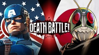 DEATH BATTLE FAN MADE TRAILER Captain America Vs Kamen Rider Ichigo MarvelKamen Rider [upl. by Thgiwed]