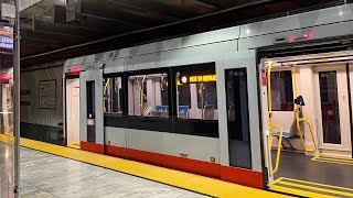 Bypassing Stations  SF Muni Metro Ride on Shuttle [upl. by Greenman]