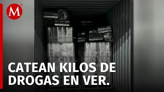 Semar asegura casi 300 kilos de metanfetamina en Veracruz viajaban a un país de África [upl. by Gorlicki]