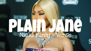 Nicki Minaj  Plain Jane Remix Verse  Lyrics [upl. by Etnovert724]