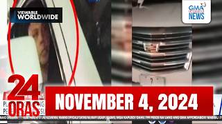 24 Oras Express November 04 2024 HD [upl. by Giule]