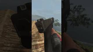 COMICALLY LARGE GLOCK TRICKSHOT Shorts [upl. by Ameen518]