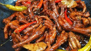 Isa Sa Napakasarap Na Luto Sa Paa Ng Manok✅  Adobong Paa Ng Manok❗ Siksik Sa Loob Ang Lasa [upl. by Anileda]