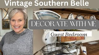 Decorate with Me  Antique Decor Vintage Decor Craft Project Guest Bedroom Part 1 [upl. by Song]