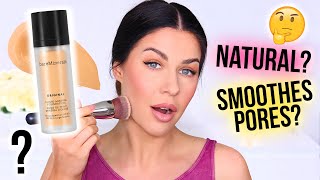 I TESTED THE NEW BARE MINERALS NATURAL FOUNDATION IS IT WORTH THE HYPE WEAR TEST amp REVIEW [upl. by Columbyne]