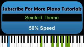 Seinfeld Theme  Piano Tutorial 5 [upl. by Poulter]