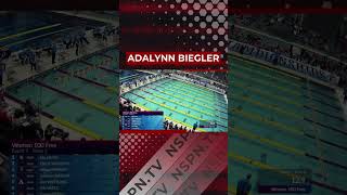 Adalynn Biegler  Record Breaking Swims [upl. by Atilem]