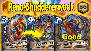 My NEW Shudderwock Shaman Deck Is Actually Good MiniSet Showdown in the Badlands  Hearthstone [upl. by Georas400]