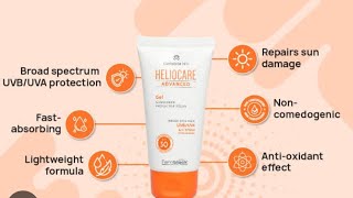 heliocare advance sunscreen review in tamilTinted sunscreen no makeup look🫠 [upl. by Vaas]