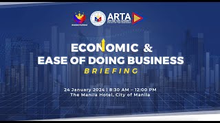 Economic and Ease of Doing Business EODB Briefing [upl. by Sumaes]