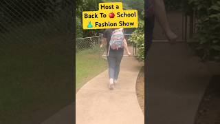 Back To School Fashion Show 💡 backtoschool childrensministry kidmin [upl. by Ytitsahc]