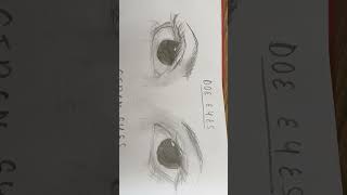 Siren eyes vs Doe eyes  My art style [upl. by Disario]