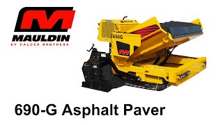 Mauldin 690G Asphalt Paver Walkaround [upl. by Christabella547]