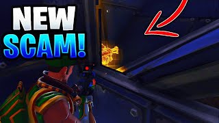 NEW SCAM The Invisible Gun Pick Up Scam Scammer Gets Scammed Fortnite Save The World [upl. by Setsero]