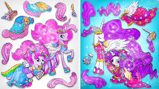 Paper Ponies Total Makeover  From Trash To Fash 🦄 EASY Crafts [upl. by Lejeune]