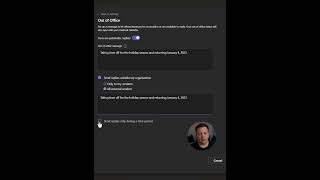 How to Schedule an out of office status in Microsoft Teams [upl. by Kentigera665]