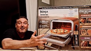 Unboxing the Ninja Woodfire Electric Artisan Pizza Maker amp BBQ Smoker PART ONE  Part 2  Making 🍕 [upl. by Arammat518]