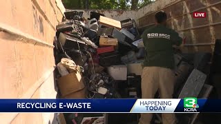 Ewaste recycling event takes place Monday at Cal Expo Heres what to bring [upl. by Jenelle729]