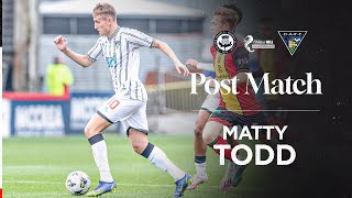 Partick Thistle  21092024  Matty Todd [upl. by Ateuqal]