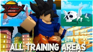 ALL DIMENSIONS NOOB TO PRO ALL TRAINING AREAS IN ANIME FIGHTING SIMULATOR ROBLOX [upl. by Meihar]