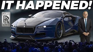 Rolls Royce Just Revealed An Insane New Supercar amp SHOCKS The Entire Industry [upl. by Aicemed]