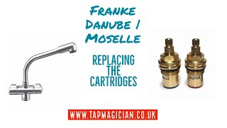 Franke Danube  Moselle  Replacing the Tap Cartridge repair your dripping tap tapmagician [upl. by Etnoid]