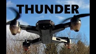 ScharkSpark FQ35 Thunder with Camera FLIGHT REVIEW [upl. by Abdulla]