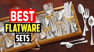 ✅Top 5 Best Flatware and Silverware Sets in 2023 [upl. by Nairdna227]