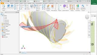 Globoid worm 3d modeling in Inventor for machining [upl. by Handel]