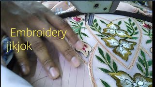 How two embroidery leaves in different waysjuke mashing embroidery  jikzuk work [upl. by Maurizia]