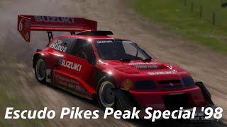 GT7 Suzuki Escudo Pikes Peak 98 WRC Sardegna Windmills 4K60fps [upl. by Glassco]